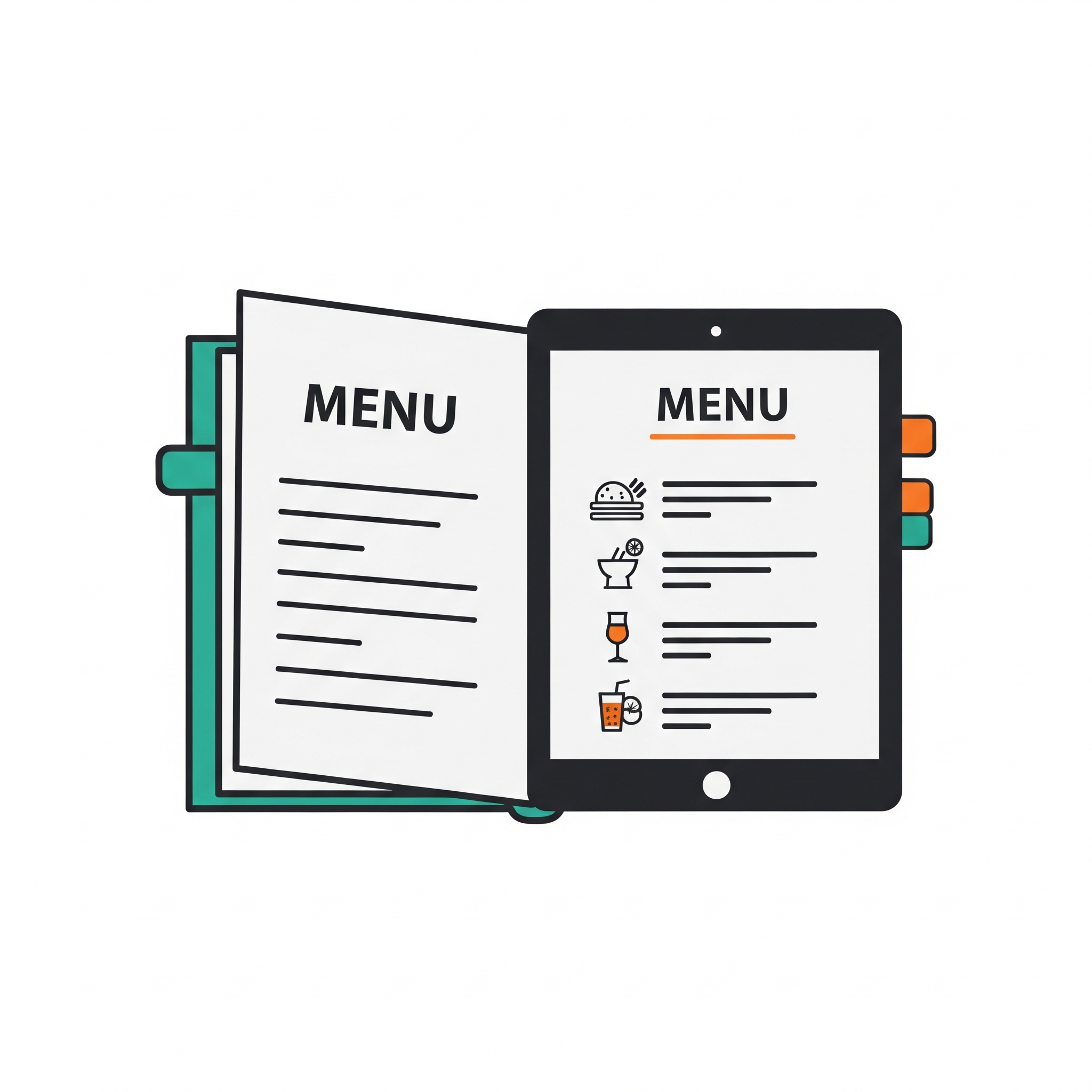 Digital Menu Access Icon